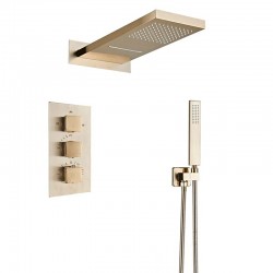 KorDi KD 550430 Quadro Thermo 3-way Brushed Gold