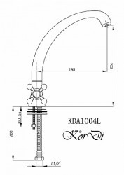 KorDi KD 1004L-F04 White Gold