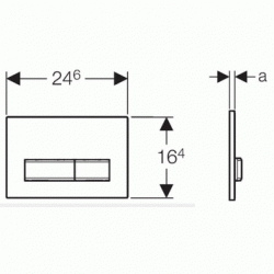 Geberit Sigma 50 New 115.788.SQ.5