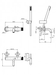 F.lli Frattini Rubinetterie Pepe XLS 12002S+12092