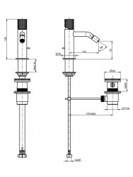 F.lli Frattini Rubinetterie Pepe XLS 12480S+12091