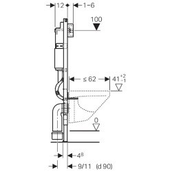 Geberit Duofix UP100 458.125.21.1 (112 ) 3  1