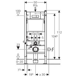 Geberit Duofix UP100 458.125.21.1 (112 ) 3  1