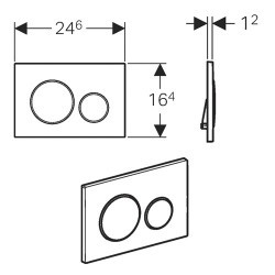 Geberit Sigma 20 115.882.KN.1