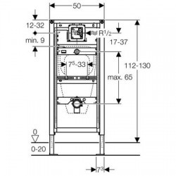 Geberit Duofix 111.616.00.1 (H112-130 )