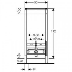 Geberit Duofix 111.520.00.1 (H112 )