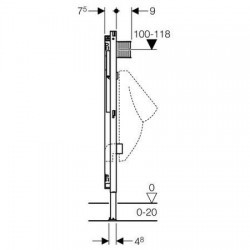 Geberit Duofix 111.616.00.1 (H112-130 )