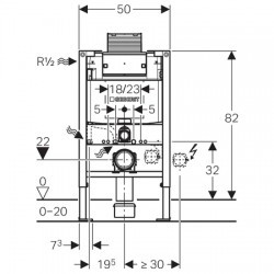 Geberit Omega 111.003.00.1 (82 )