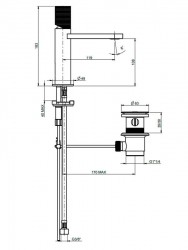 F.lli Frattini Rubinetterie Gaia S 55050S+55090