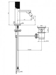 F.lli Frattini Rubinetterie Gaia S 55103S+55090