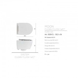 Scarabeo Moon Clean Flush 5520CL