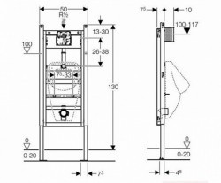 Geberit Duofix Basic 111.665.00.5 (H130)