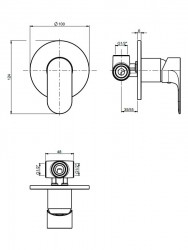 F.lli Frattini Rubinetterie Lea 64516A+98016