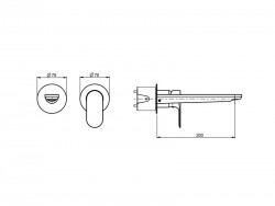 F.lli Frattini Rubinetterie Lea 64534+99034A