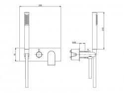 F.lli Frattini Rubinetterie Tolomeo 83525+98015