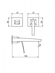 F.lli Frattini Rubinetterie Tolomeo 83544+99034A