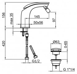 Webert Aria AI840102844 White Chrome