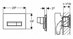 Geberit Sigma 40 Duofresh 115.600.KR.1