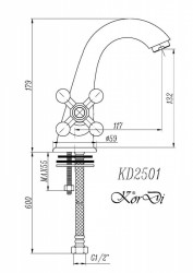 KorDi KD 2501-F04 Gold