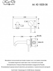 KorDi KD 19220-D6 Brushed Inox