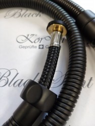 Черный гигиенический душ KorDi Black Night KD A70135