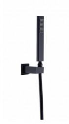 Черный душевой набор KorDi Black Night KD 550430 Quadro Thermo 3-way Black Matt