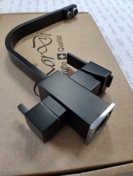 Черный смеситель для кухни с подключением к фильтру KorDi Black Night KD 2390-D19 Black